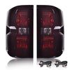 G-PLUS Smoke Lens Rear Tail Light Brake Lamp w/Wiring Harness Compatible with 2016-2019 Chevy Silverado 23295939 84288723 84019503 23295938 84288722 Luces Traseras Rear Brake Lamps Assembly