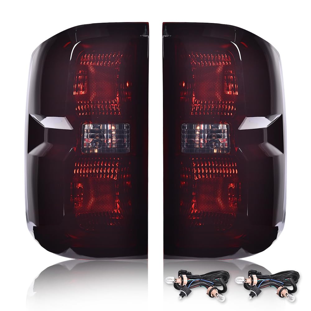 G-PLUS Tail Lights Lamps Fit GMC Sierra 2007-2013 1500 2500 3500HD