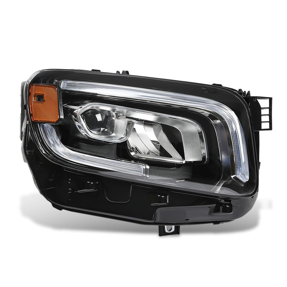 G-PLUS LED Headlight Right Side Compatible with Benz GLB250 2020 2021 2022 2023, Fit Benz GLB35 AMG 2021 2022 2023 MB2503269, 2479064200 Black