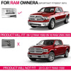 G-PLUS Bumper Fog Lights Compatible with Dodge Ram 1500 2009-2012,Fit Dodge Ram 2500 3500 2010-2018 Clear Lens Driving Lamps w/Bezel + H10 12V 42W Halogen Bulbs