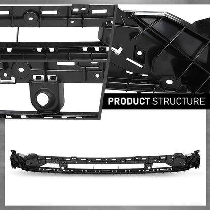 G-PLUS Front Lower Face Bar Grille Compatible with Audi Q5 2021 2022 2023 2024 80A807647G9B9, AU1036123 Black