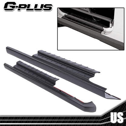 G-PLUS Rocker Panel Black Compatible with Chevy Silverado 1500 Crew Cab 2014 2015 2016 2017 2018 Rocker Panel Protector Guard Covers