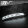 G-PLUS Side Marker Light Lamp Set Front & Rear Fender Side Compatible with Dodge Charger 2015-2022 68214405AA 68214404AA 68214127AA 68214126AA