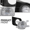 G-PLIS Pair Front Bumper Fog Light with Bracket Left Right Compatible with Toyota Corolla Cross XLE & XLE Hybrid 2022-2024 81482-0A110, 81210 12240, 116-10303R, 116-10304L, TO1038252, TO2592142 Black