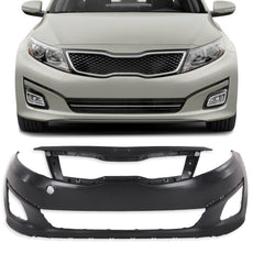 G-PLUS Front Bumper Cover Fascia Compatible with Kia Optima 2014-2015 Primed Black Product Features