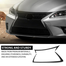 G-PLUS Grille Molding Trim Set 2PCS for Lexus CT200H 2014-2017 Glossy Black Product Image