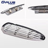 G-PLUS Chrome Hood Grille Grill Air Intake Vent Cover Compatible with 2002-2018 Freightliner M2 100 106 112 Replacement for 17-14809-005, 17-14809-000