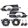 G-PLUS Front Bumper Fog Lights + Cover Trim Compatible with Buick LaCrosse 2010 2011 2012 2013 Driver & Passenger Side Fog Lamps Clear lens RW1345