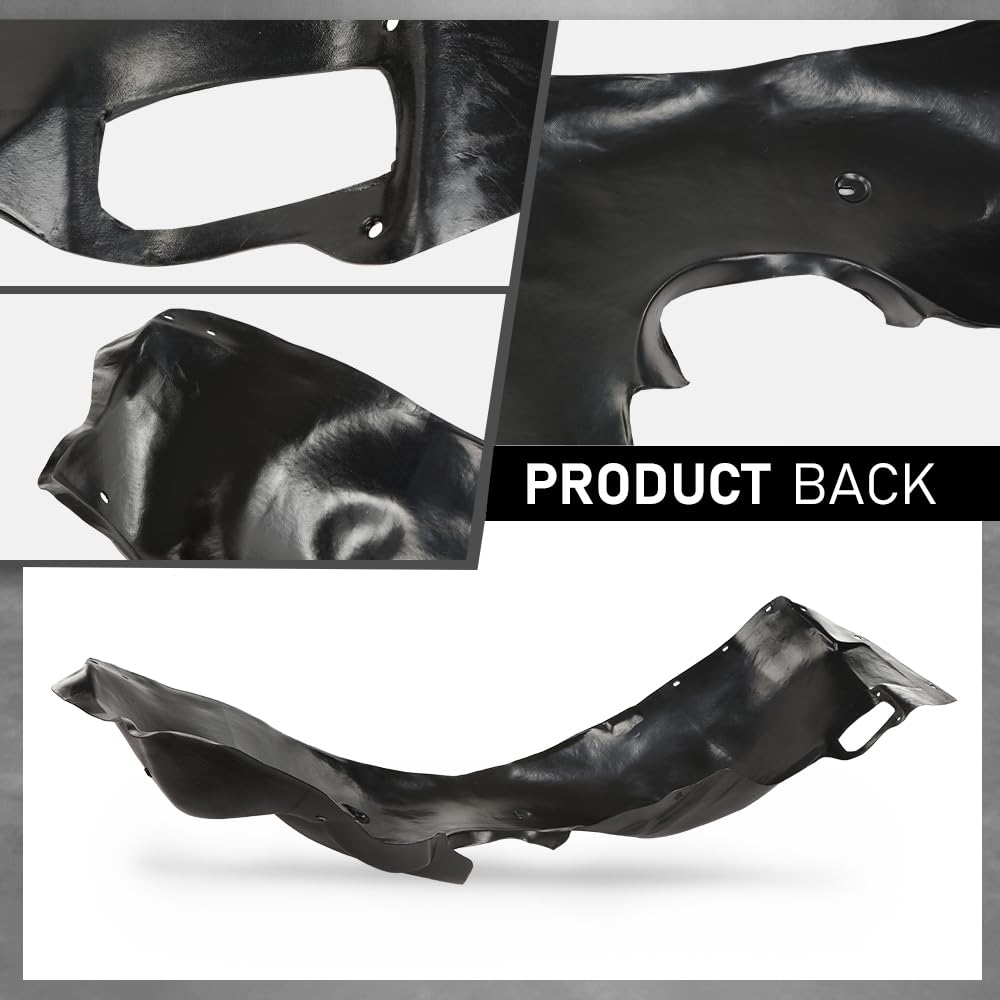 G-PLUS Fender Liner Front Right Compatible with Chevy Camaro 2014-2015 Black 1Pc 22829468, GM1249251