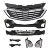 G-PLUS Front Bumper Cover Upper Lower Grille Set Compatible with Chevy Equinox 2018-2021 Grill 84150736, GM1200760, 84226249, 84226250