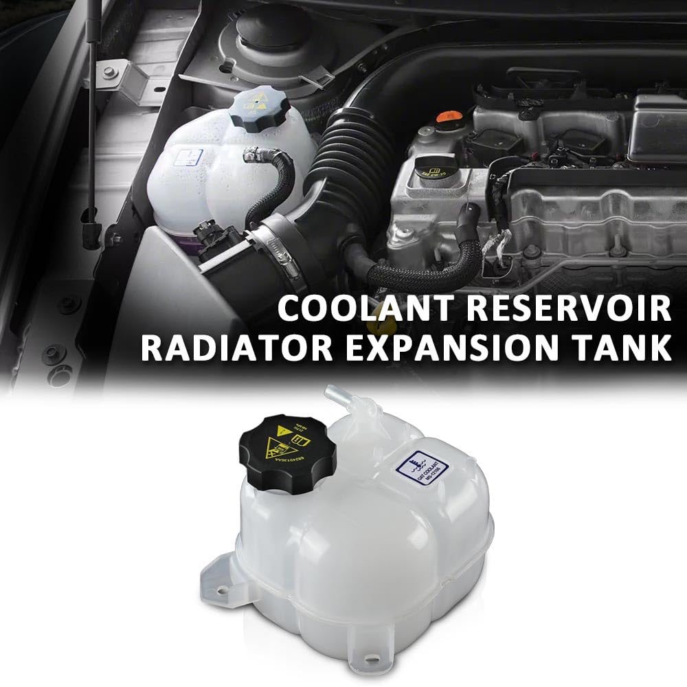 G-PLUS Coolant Reservoir Radiator Expansion Tank Compatible with Chrysler 200 (submodel: C, Limited, LX, S) 2015-2017,Compatible with Jeep Cherokee 2014-2018 68102155AD-PFM, CH3014161