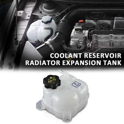 G-PLUS Coolant Reservoir Radiator Expansion Tank Compatible with Chrysler 200 (submodel: C, Limited, LX, S) 2015-2017,Compatible with Jeep Cherokee 2014-2018 68102155AD-PFM, CH3014161