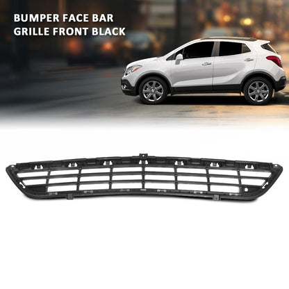 G-PLUS Front Bumper Face Bar Grille Compatible with Buick Encore 2013 2014 2015 2016 42334417, GM1036162 Black