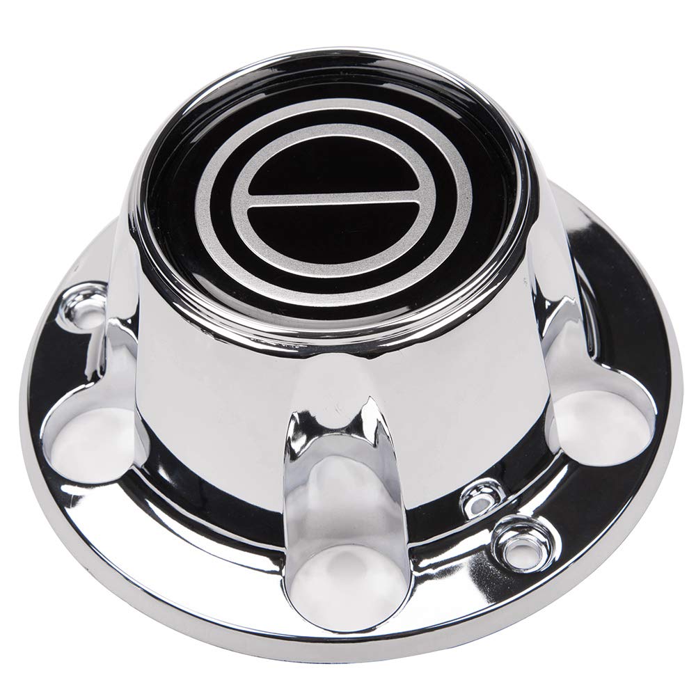 G-PLUS Chrome Wheel Hub Center Caps Compatible with Ford F150 Truck/Bronco 1980-1996, Compatible with Ford Van 1992-1996, 4x4 Front 4WD Wheel Drive (Includes 12 mounting Screws)