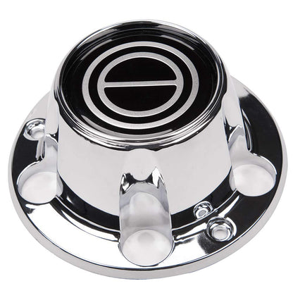 G-PLUS Chrome Wheel Hub Center Caps Compatible with Ford F150 Truck/Bronco 1980-1996, Compatible with Ford Van 1992-1996, 4x4 Front 4WD Wheel Drive (Includes 12 mounting Screws)