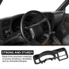 G-PLUS Cluster Dash Bezel Radio Trim Panel Double Din Compatible with Chevy Blazer S10/ GMC Jimmy Sonoma 1998-2004 (Black)