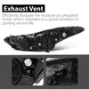 G-PLUS Headlights Assembly Front Headlamp Right Side Compatible with Elantra 2011-2013 Sedan Clear Lens Chrome Housing Amber Reflector 921023Y000 Bumper Headlamps,faros delanteros