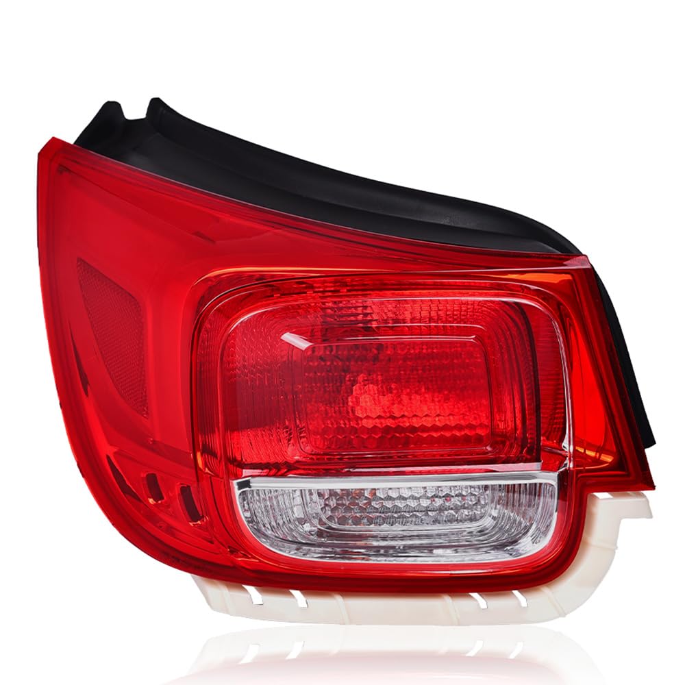 G-PLUS Rear Left Tail Light Assembly Compatible with Chevy Malibu LT/LS/Eco 2013 2014 2015, Fit 2016 Malibu Limited Rear Brake Lamp Luces Traseras, 23294318 GM2804110, Red Lens