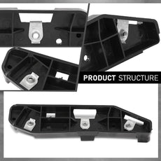 G-PLUS Front Left Bumper Mount Bracket for Ford Edge 2019-2022 Black Product Features