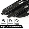 G-PLUS Front Bumper Fog Light Grill Covers Driver and Passenger Side Compatible with Audi A4 B8 B8.5 Allroad 2009-2015 (w/Fog Light Hole)/Not Fit for S-Line Models 8K0807681J01C 8K0807682J01C Black