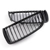 4PCS Set Front Bumper Kidney Sports Grille Hood Grills Replacement For BMW E90 E91 323i 328i 335i 330i 325i 3-Series Sedan Wagon 2005-2008 Gloss Black