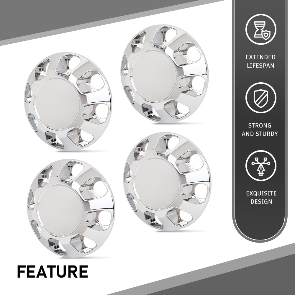 G-PLUS Wheel Center Caps Chrome 4pcs Hub Cap Compatible with GMC Sierra 2500HD 3500HD 2015-2020 22909152