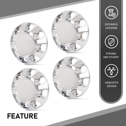 G-PLUS Wheel Center Caps Chrome 4pcs Hub Cap Compatible with GMC Sierra 2500HD 3500HD 2015-2020 22909152