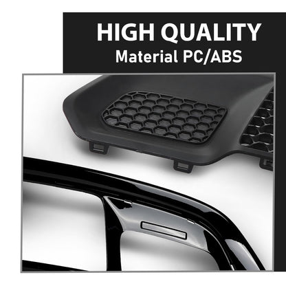 G-PLUS Front Lower Grille & Bumper Grill Bezel Compatible with Jeep Grand Cherokee 2017-2022 Black 5ZM53SZ0AA