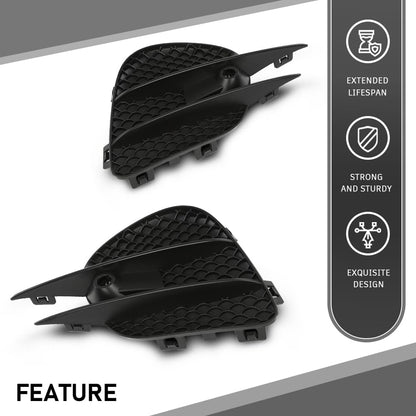 G-PLUS Fog Light Cover Outer Driver & Passenger Side Compatible with Benz C-Class W205 2015-2018 (for Base Sedan Only),Fit for Models Without AMG Styling Package, with Luxury Package 2538853500