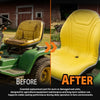 G-PLUS Tractor Seat w/Bracket Fit John Deere Lawn Mowers 240 245 260 265 285 320 325 335 345 415 425 445 455 F710 F725 F735 G100 AM117489 AM126865 AM879503 High Back Seat Yellow Replacement