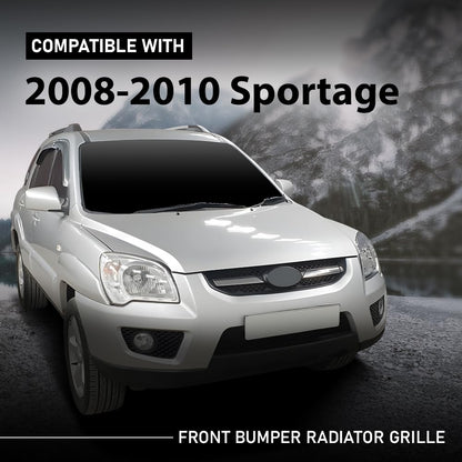 G-PLUS Front Bumper Grille Assembly Compatible with Kia Sportage 2008 2009 2010