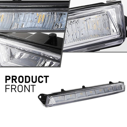 G-PLUS Left LED DRL Daytime Running Fog Light, Compatible with Benz GL-Class X164 GL320 GL350 GL450 GL550 ML63 X166 2007-2013, Driver Side, 1649060351