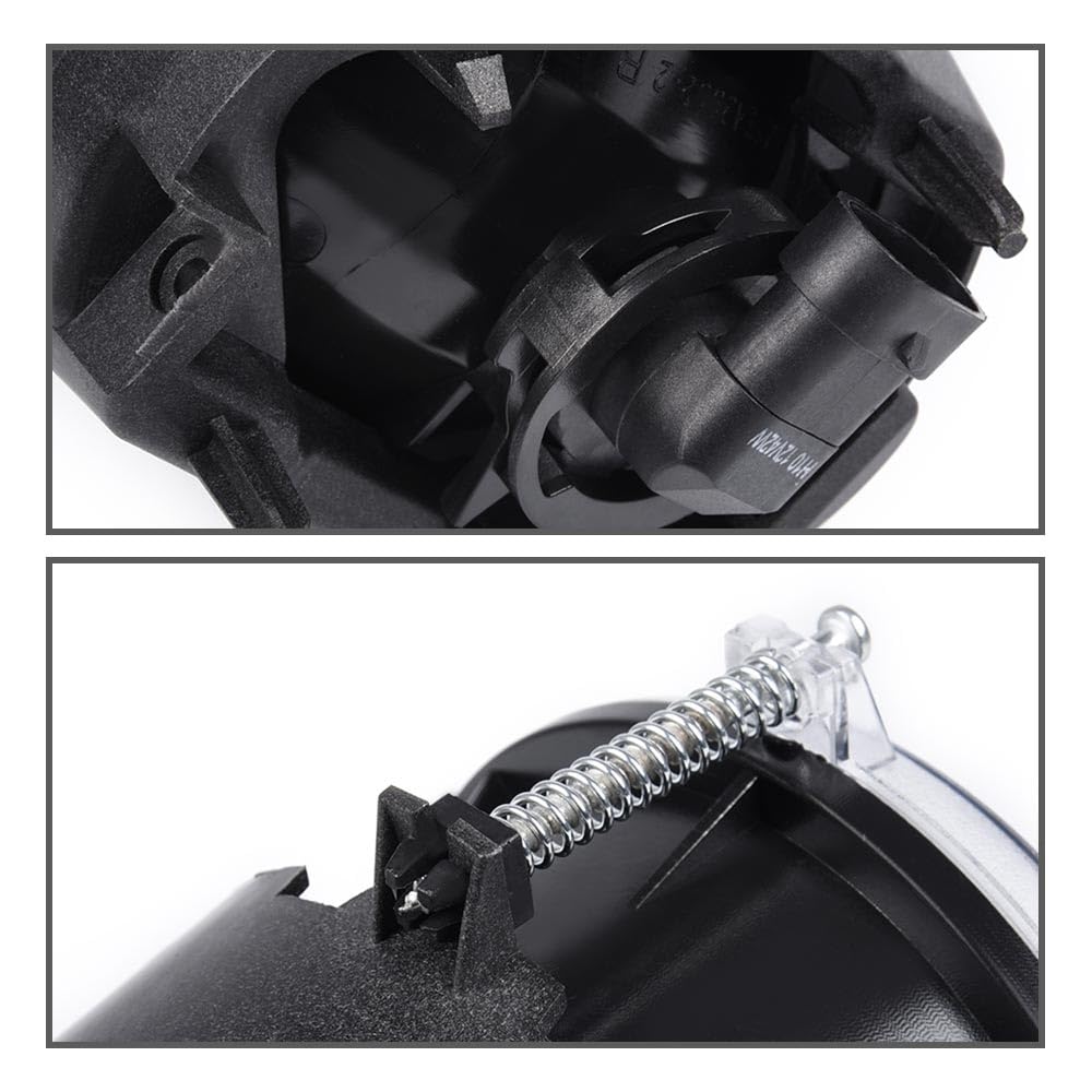 G-PLUS Front Bumper Driving Fog Lights w/Bulb Compatible with Jeep Grand Cherokee 2005 2006 2007 2008 2009 2010 Fit Jeep Commander 2006 2007 2008 2009 2010 CH2592138, CH2592138, 4805859AA Clear Lens