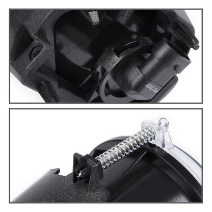 G-PLUS Front Bumper Driving Fog Lights w/Bulb Compatible with Jeep Grand Cherokee 2005 2006 2007 2008 2009 2010 Fit Jeep Commander 2006 2007 2008 2009 2010 CH2592138, CH2592138, 4805859AA Clear Lens