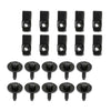 G-PLUS Body Bolts & U-nut Clips- M6-1.0 x 25mm- 10mm Hex- 20 pcs (10ea) Compatible with Ford Truck