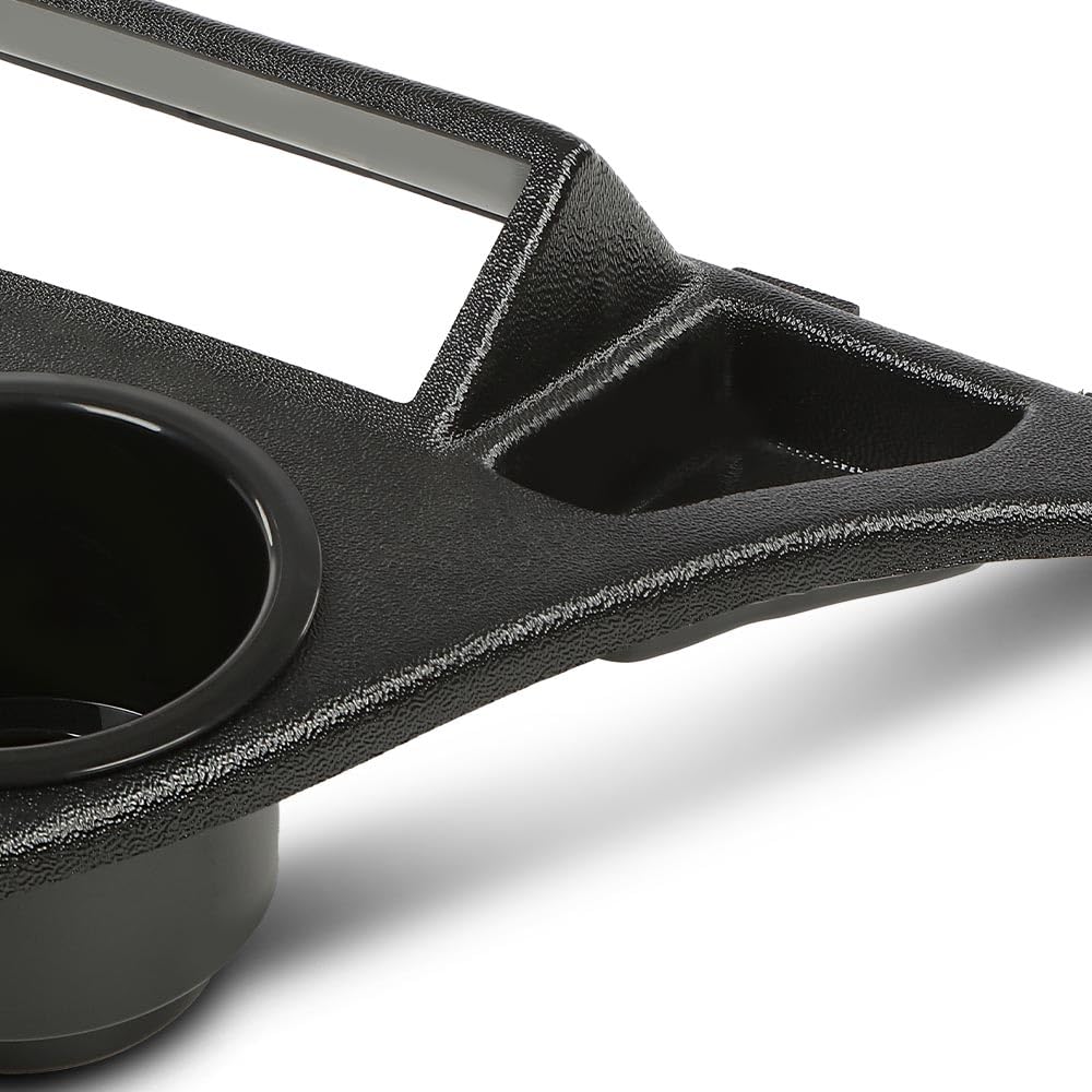 G-PLUS Golf Cart Drive Dash Mounted Radio Adapter w/Cup Holder Compatible with Yamaha, Black