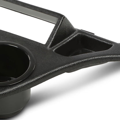 G-PLUS Golf Cart Drive Dash Mounted Radio Adapter w/Cup Holder Compatible with Yamaha, Black