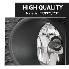 G-PLUS Fog Lights Kit for Honda Fit Hatchback 2015-2017 Black Close-up View