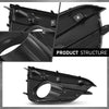 G-PLUS Front Left Fog Light Bezel Cover, Compatible with Subaru Impreza 2017-2019, Fit Models W/Chrome Trim, Driver Side, 57731FL050, SU1038113