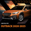G-PLUS in-Channel Auto Vent Window Visor Compatible with Subaru Outback 2020-2023 4 PCS Smoky