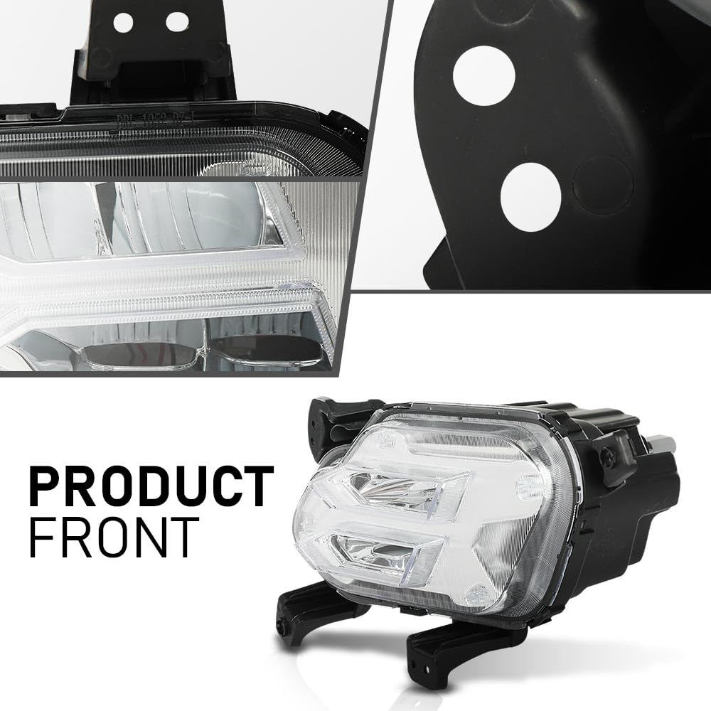 G-PLUS Right Front LED Daytime Running Light Fog Light With Bulb Compatible with Kia Sorento 2021-2022
