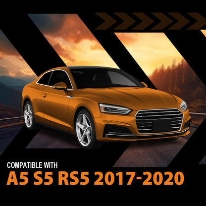 G-PLUS Headlight Lens Cover Compatible with Audi A5 S5 RS5 2017-2020 Right Side Front Headlamp Lens Cover Clear