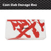 G-PLUS Coin Slabs Storage Box Compatible with PCGS, NGC, ANACS, EVERSLAB, QUICKSLAB for 50 Certified Coins Holders White