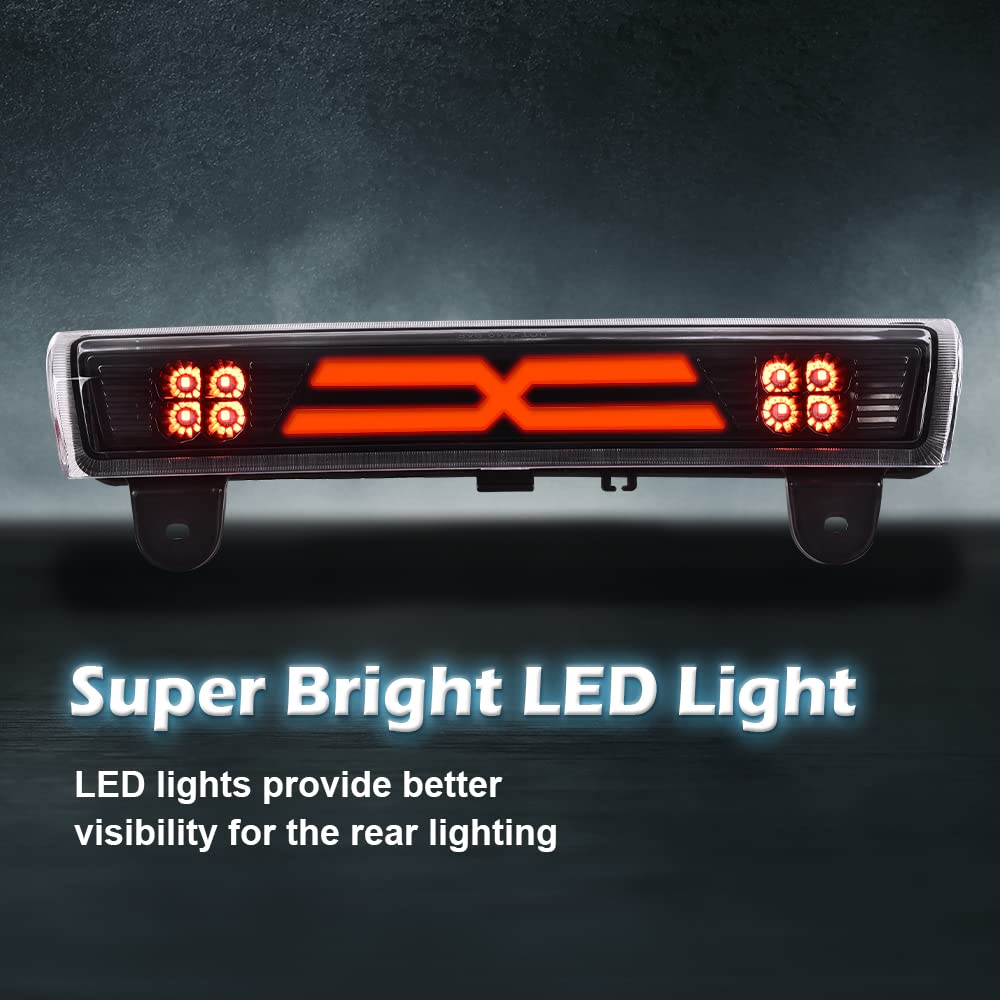 G-PLUS Third 3rd LED High Mount Brake Stop Light Compatible with 2000-2006 Chevy Suburban 1500 2500 2000-2006 Chevy Tahoe/GMC Yukon/GMC Yukon XL 1500 2500 15170955