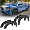 G-PLUS Pocket-Riveted Fender Flares, Compatible with Ford F150 2009-2014 Styleside with 67.0"/78.8"/97.4" bed models only(Not Fit Platinum and Raptor models) FO1269100, FO1268100 4pcs Textured Style