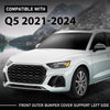 G-PLUS Front Left Outer Bumper Cover Support, Compatible with Audi Q5 2021-2024, Driver Side, 80A807277D
