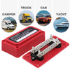 G-PLUS Nylon 30 Fiberglass Red Distribution Box 12 Terminal Ground Power Distribution Junction Block Kit 12V 100A