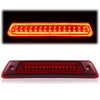 G-PLUS LED Third Brake Light Compatible With 2009-2014 Ford F150 High Mount Rear 3rd Cargo Tail Lamp Waterproof(Red lens Chrome Housing)