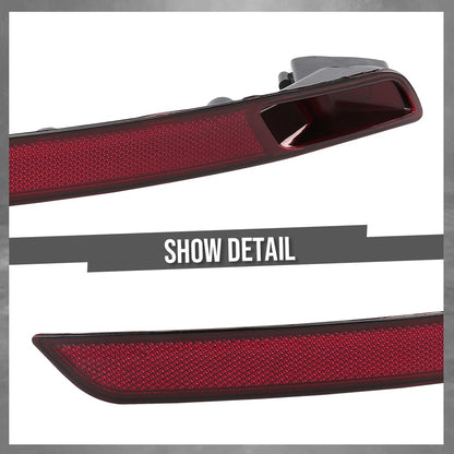 G-PLUS Rear Right Light Reflector Compatible with VW Beetle 2012-2016 5C5945702D Red