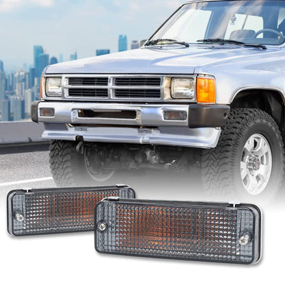 G-PLUS Turn Signal Light Smoked Compatible with 84-88 Toyota 8151089130, 8152089130